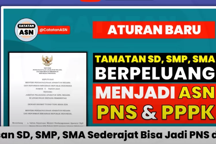 Penjelasan lengkap cek data non ASN untuk jadi PPPK P3K 2024. (Foto/YouTube.)