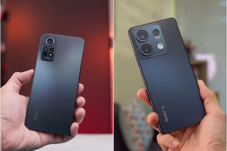 Xiaomi Redmi Note 12 Pro vs Redmi Note 13. (Foto/Kolase - Tangkap Layar YouTube.)