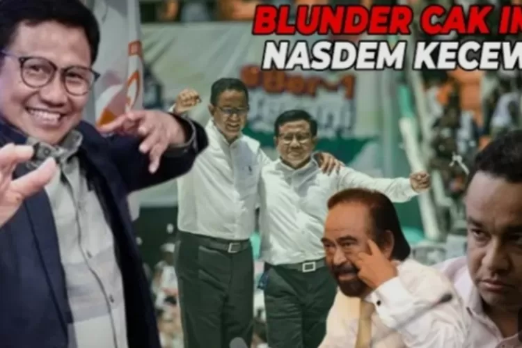 Rentetan blunder Cak Imin saat menjadi Cawapres Anies Baswedan. (FOTO/YouTube.)