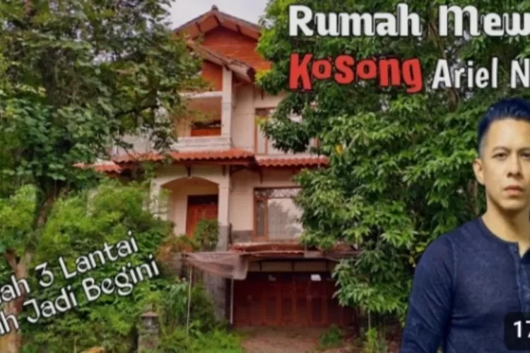 Ini potret rumah Mewah terbengkalai Ariel Noah di Bandung. (FOTO/YouTube.)
