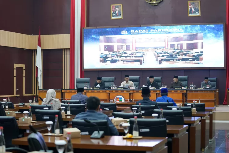 DPRD Kota Bogor gelar rapat. (Foto/Istimewa.)