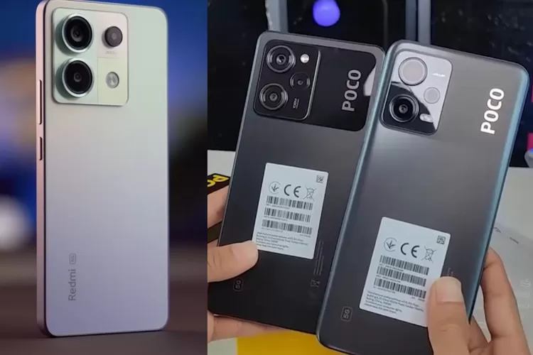 Redmi Note 13 Pro dan POCO X5 Pro 5G. (Foto/TL YouTube.)