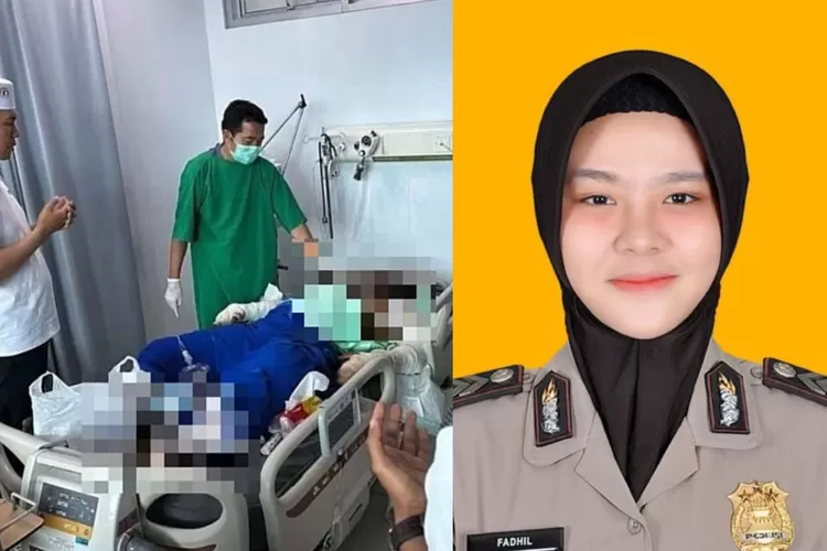 Briptu FN dan Suaminya yang Terbujur Kaku di Rumah Sakit. (Foto/Ist.)