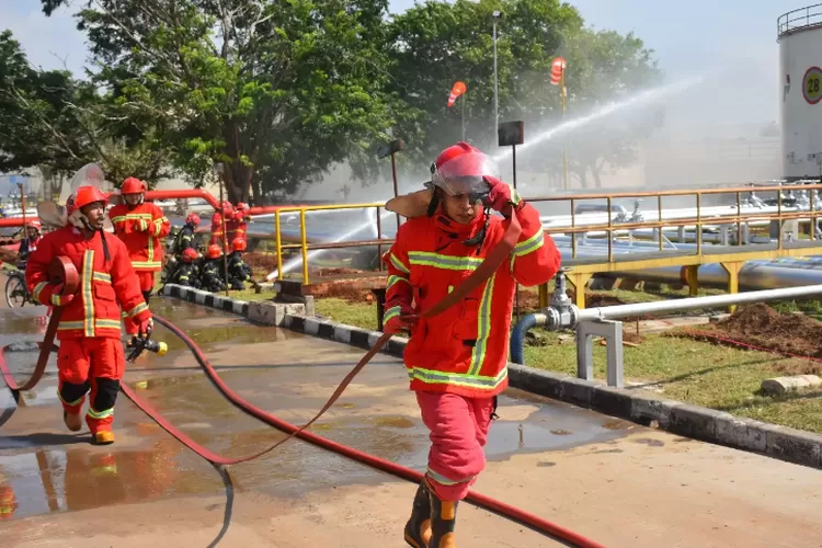 Pertamina Patra Niaga Adakan Simulasi Penanggulangan Kondisi Darurat. (Foto/Istimewa.)