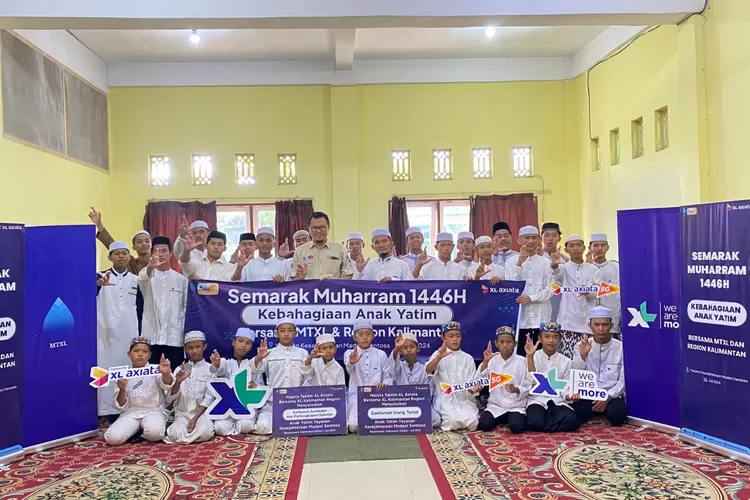 Majelis Ta'lim XL Axiata Santuni Ratusan Anak Yatim di 15 Kota. (Foto/Istimewa.)