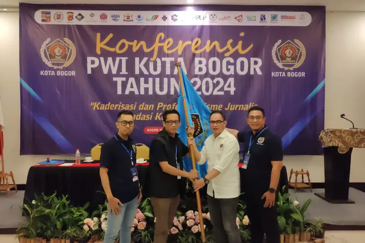 Herman Indrabudi Terpilih Sebagai Ketua PWI Kota Bogor lewat Konferensi PWI Kota Bogor. (Foto/istimewa.)