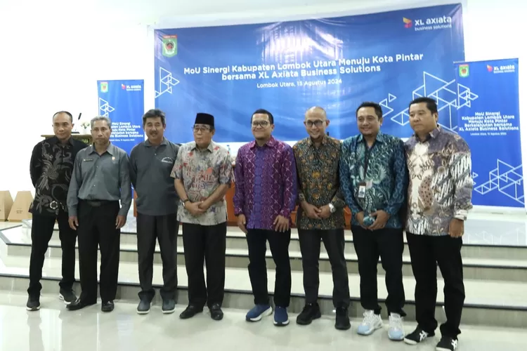XL Axiata dan Pemkab Lombok Utara Bersinergi Wujudkan Smart City. (Foto/Fajar Anugerah.)