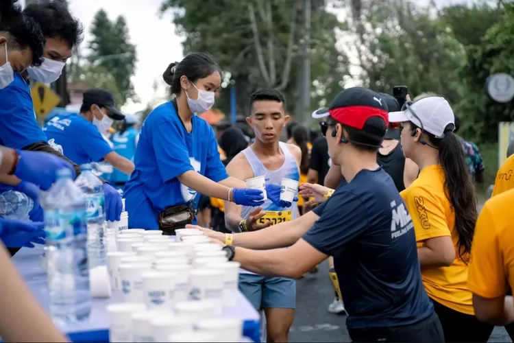 Aqua dorong acara Maybank Marathon 2024. (Foto/Aqua.)