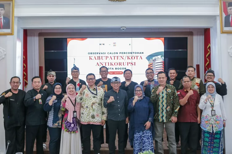 Kota Bogor Masuk Nominasi Kota Anti Korupsi, Aplikasi SiBadra Jadi Sorotan KPK. (Foto/Abdul Halim Trian.)