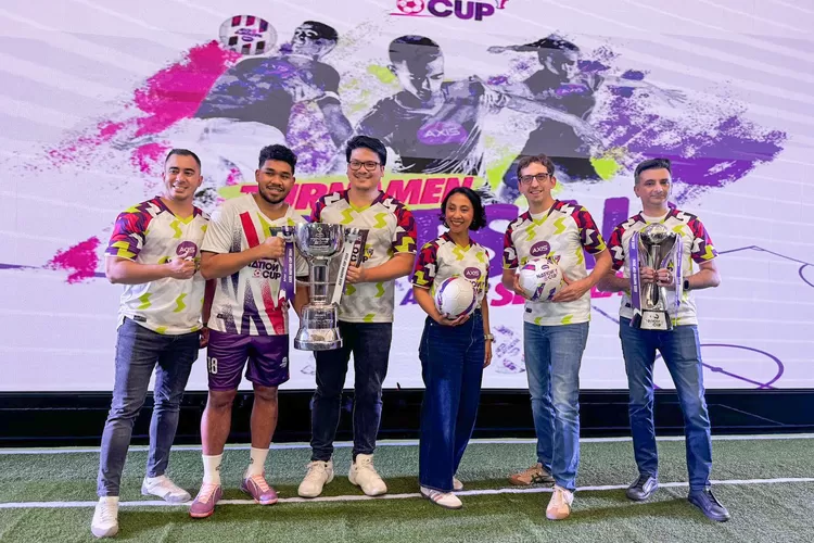 Turnamen Futsal Axis Nation Cup 2024. (Foto/Fajar Anugerah.)