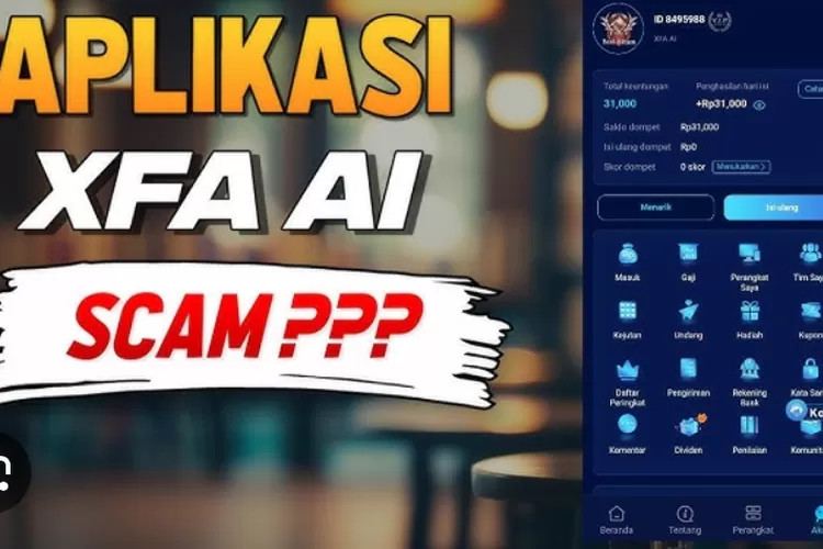 Waspada Aplikasi XFAI AI penipuan. (Foto/YouTube.)