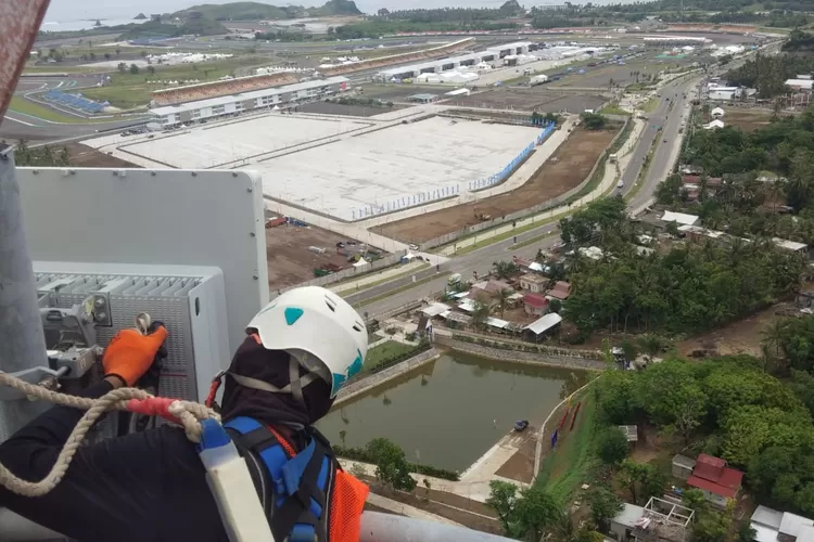 Jelang MotoGP Mandalika 2024, XL Axiata Operasikan 81 BTS 4G di Lombok. (Foto/Tim Publikasi XL.)