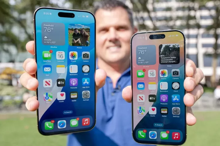 Perbedaan iPhone 16 vs iPhone 16 Plus.
