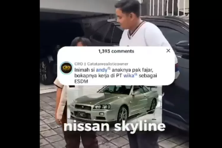 Viral anak bos WIKA spill kekayaan bapaknya. (Foto/TikTok.)