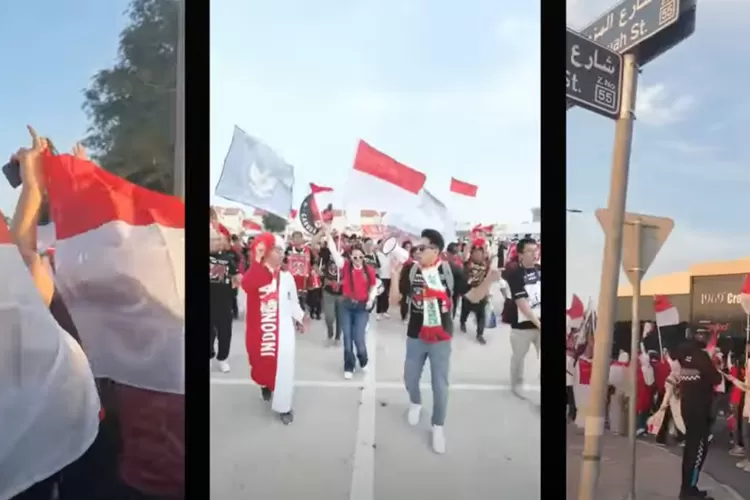 Sholawatan suporter Garuda viral jelang laga Indonesia vs Bahrain. (Foto/YouTube.)