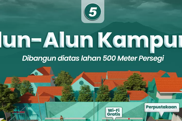 Fasilitas umum Alun Alun Kampung program Dokter Rayendra dan Eka Maulana. (Foto/Instagram.)