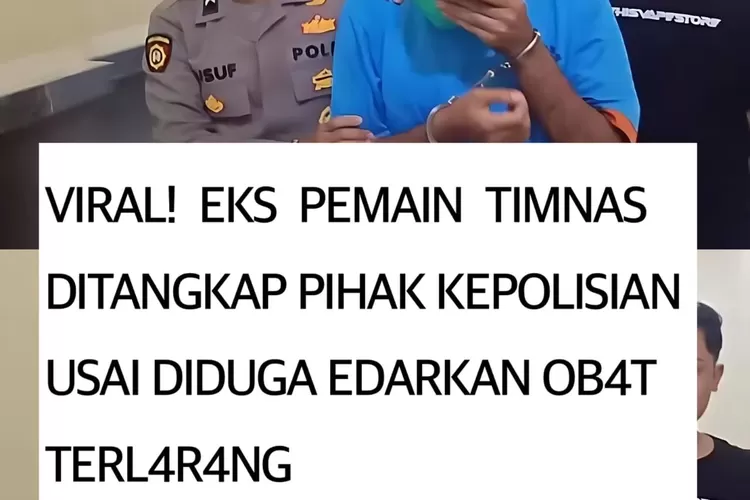 Mantan Pemain TIMNAS Indonesia terjerat kasus pengedaran obat terlarang (Foto/x @kegblgnunfaedh)