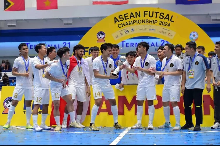 Timnas Futsal Indonesia Saat Juara Asean Futsal Championship 2024 (Foto/Instagram @timnasfutsal)