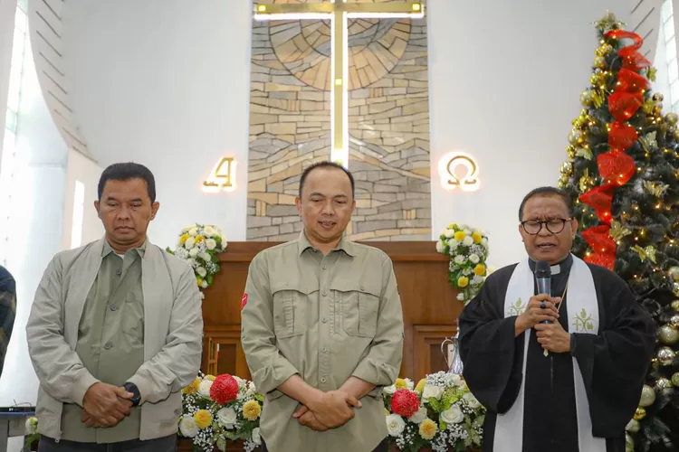 Pj Wali Kota Bandung: Malam Natal di Kota Bandung Kudus dan Kondusif. (Foto/Humas Pemkot Bandung.)