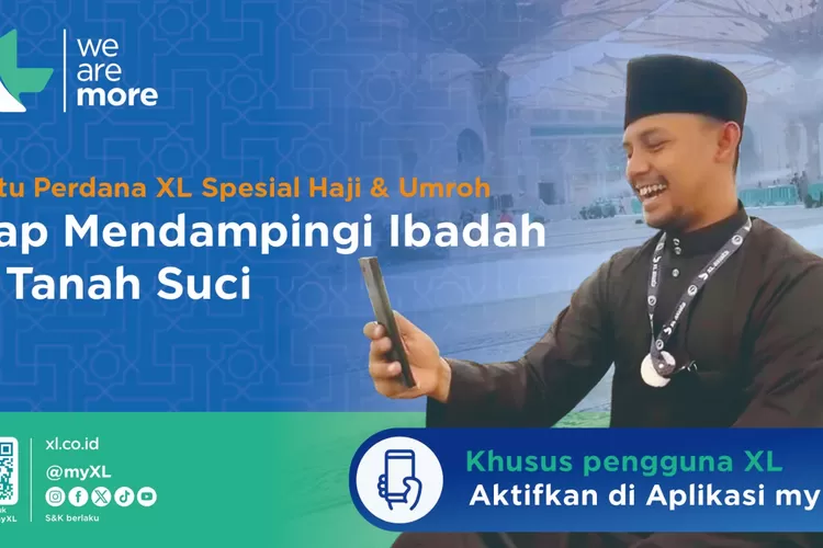 Paket Umroh Plus dari XL Axiata Bikin Selalu Dekat dengan Keluarga. (Foto/XL Axiata.)