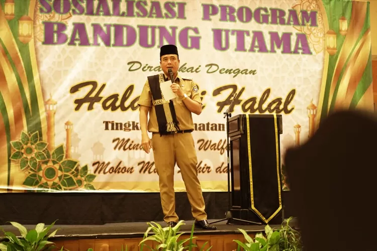 Wakil Wali Kota Bandung di acara Sosialisasi Bandung Utama di Grand Preanger Hotel, Selasa 29 April 2025. (Foto/Humas Kota Bandung.)