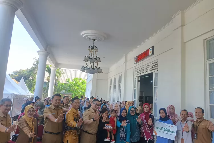 Pemkot Bogor dan Rumah Zakat Kolaborasi Atasi Stunting di Bogor Utara. (Foto/Humas Bapperida.)