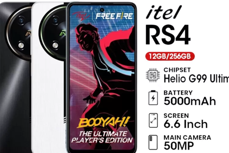 Rekomendasi HP Harga 1 Jutaan Khusus untuk Gaming, RAM 256 GB, Baterai 5.100 mAh.