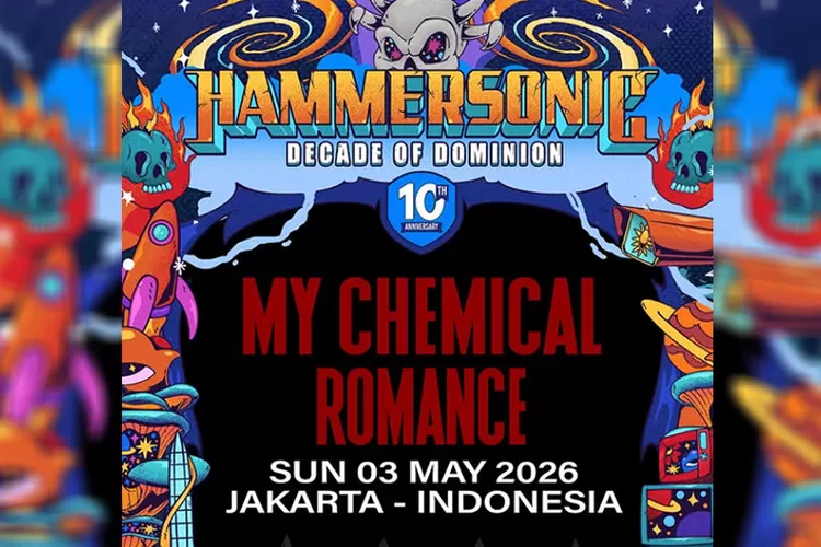 Segini Harga Tiket Konser My Chemical Romance yang Siap Menggebrak Panggung Hammersonic 2026.