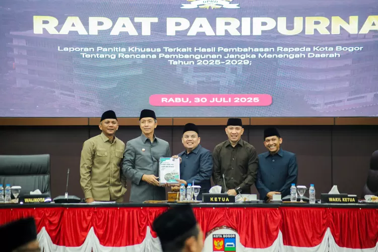 RPJMD Kota Bogor 2025&ndash;2029 Resmi Disahkan. (Foto/Humas Kota Bogor.)