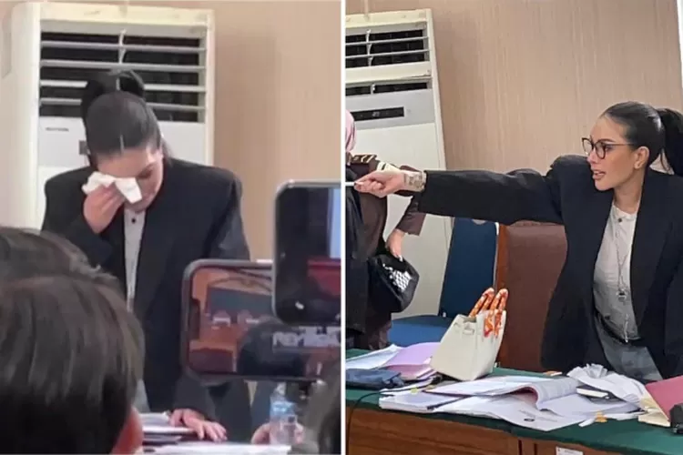 Nikita Mirzani Menangis dan Bersimpuh di Sidang, Keberatan Sidang Ditunda Demi Pengobatan