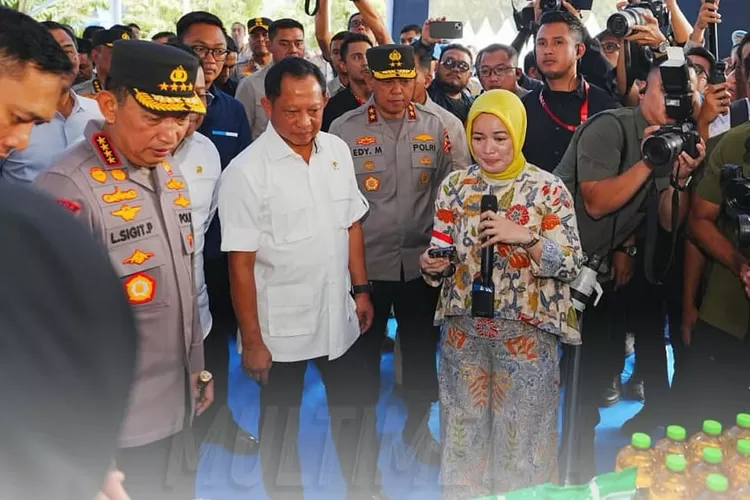 Foto - Kapolri Jenderal Polisi Listyo Sigit Prabowo menghadiri Kick Off Gerakan Pangan Murah di Kantor Bulog, Jakarta Utara (Foto/Instagram - divisihumaspolri)