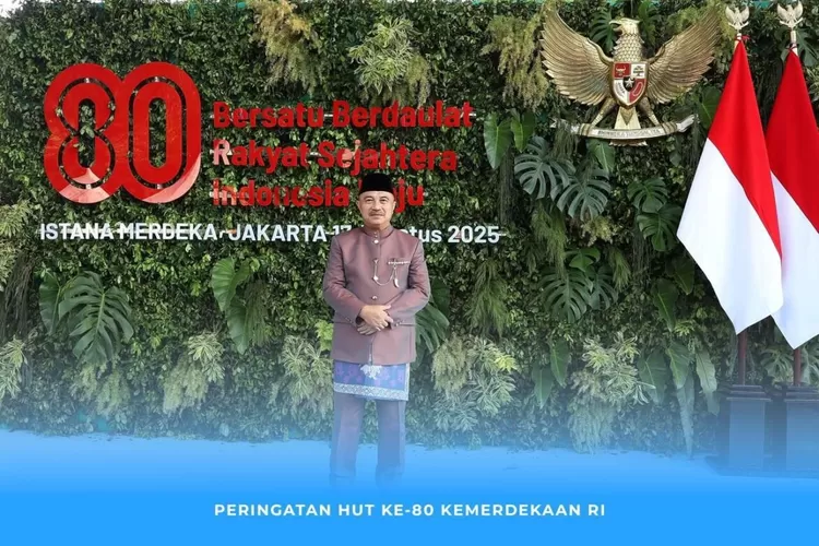 Kota Bekasi Hadir di Istana Negara, Wawali Bobihoe Syukuri Momentum HUT RI. (Foto/Humas Kota Bekasi.)