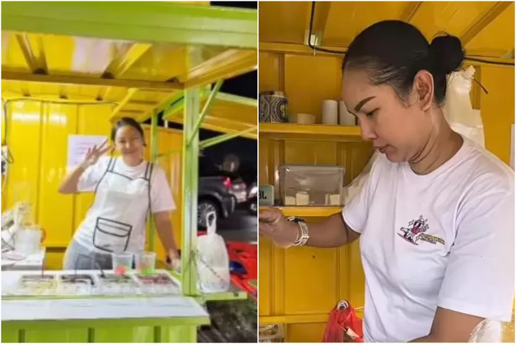 Kalina Oktarani Mantan Istri Deddy Corbuzier Kini Jualan Es Teler di Pinggir Jalan. (Foto/Instagram.)