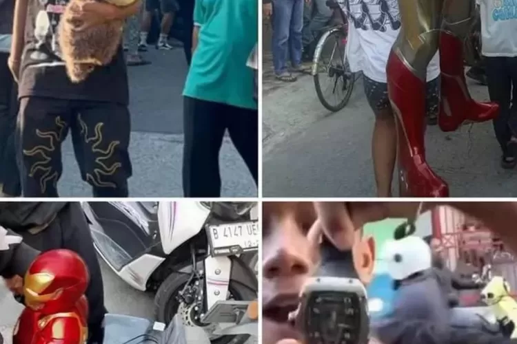 Barang-barang dari rumah Sahroni jadi rebutan massa, dari boneka sampai jam tangan ikut raib. (Foto/Instagram)