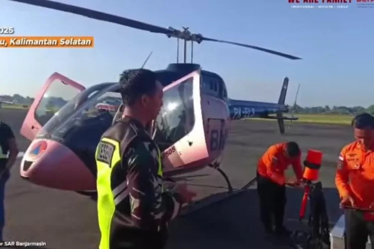Sebanyak 140 personel gabungan bekerja keras mencari keberadaan helikopter PK-RGH yang membawa delapan orang penumpang. (Foto/Instagram - Sar_nasional)