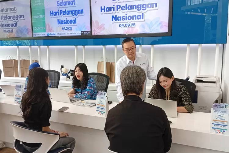 Hari Pelanggan &ndash; XLC Jakarta : Rayakan Hari Pelanggan Nasional 2025, XLSMART hadir dengan berbagai program spesial. (Foto/XLSMART.)