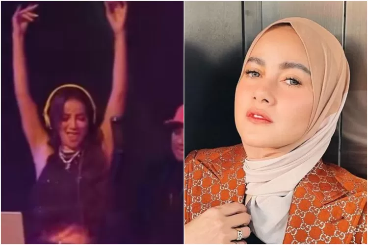 Olla Ramlan joget erotis saat sedang NgeDJ di klub malam. (Foto/TikTok, Instagram @ollaramlan.)