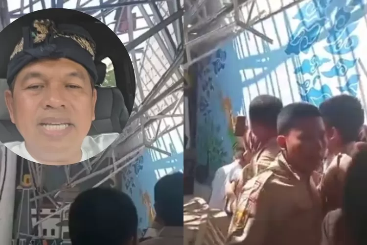 Dedi Mulyadi menegaskan langkah cepat Pemprov Jabar usai atap SMKN 1 Cileungsi ambruk. Besok pembangunan ruang kelas baru segera dimulai. (Foto/Instagram - dedimulyadi71)