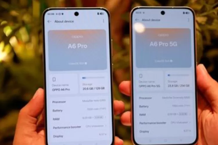 Oppo A6 Pro hadir dengan desain tipis elegan, layar imersif, dan bonus pre-order besar bagi konsumen Indonesia. Foto: GSM Arena.