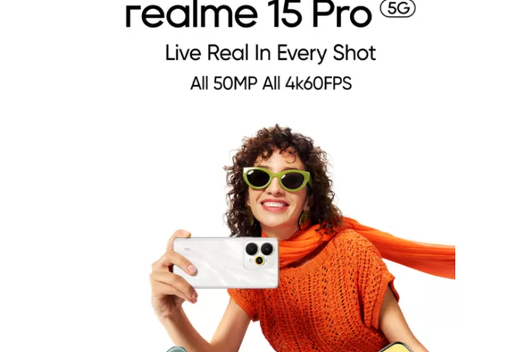 Realme 15 Series 5G memotret sisi manusia dari teknologi &mdash; menghadirkan kecerdasan buatan yang memahami gaya, cahaya, dan rasa. Foto: Realme.