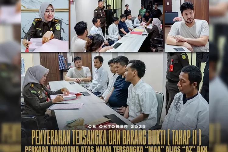 Kejari Jakpus sebut Ammar Zoni diduga mengatur peredaran sabu dan ganja sintetis dari balik jeruji Rutan Salemba. Foto: Instagram/kejari.jakpus