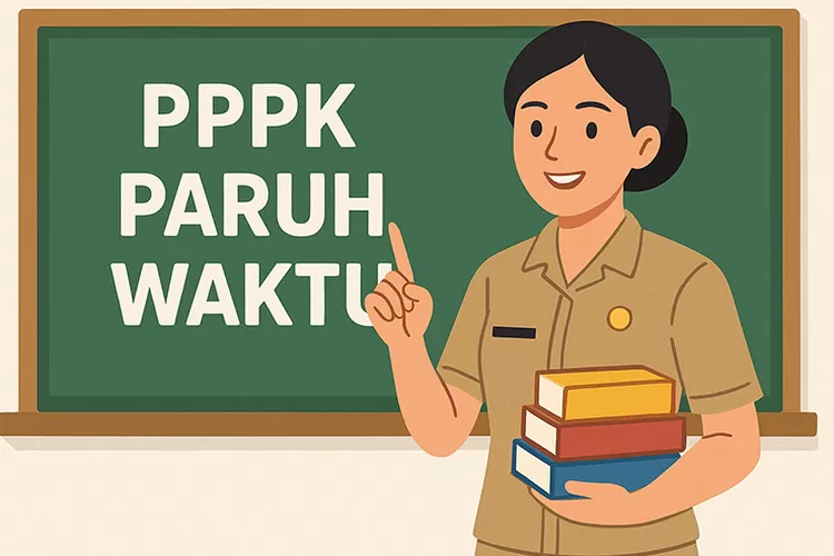 PPPK paruh waktu mulai diterapkan 2025, memberi peluang bagi tenaga honorer berpengalaman untuk tetap mengabdi. Foto: Ilustrasi AI.