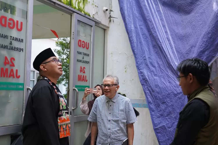 Pemkab Bogor Siap Bangun Kembali Puskesmas Citeureup Pascakebakaran Lewat Dukungan CSR. (Foto/Tim Komunikasi Publik / Diskominfo Kabupaten&nbsp;Bogor.)