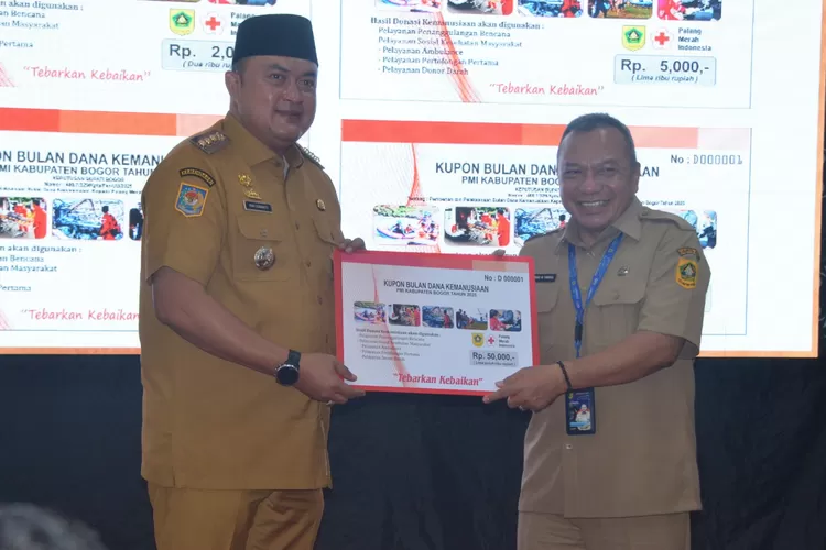 Bupati Rudy Susmanto Dorong PMI Bogor Tingkatkan Layanan Kemanusiaan dan Kualitas Transfusi Darah. (Foto/Humas Kabupaten Bogor.)