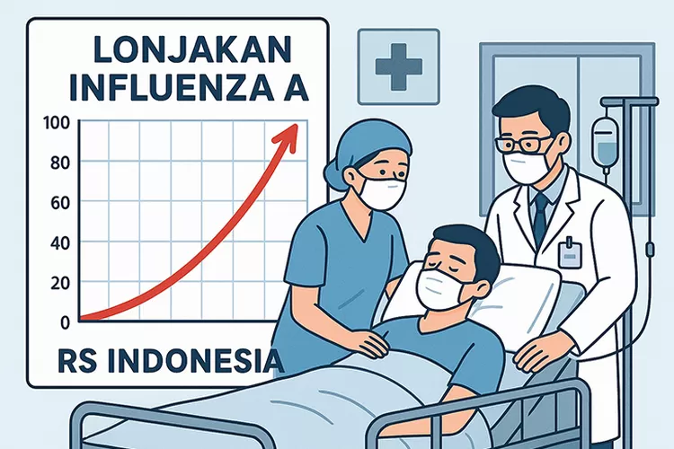 Kasus Influenza A Meningkat di RS Indonesia. Foto: AI (Mahmud Amsori).
