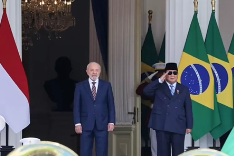 Presiden Prabowo Subianto dan Presiden Brasil Lula da Silva dalam pertemuan bilateral di Istana Merdeka, Jakarta. Foto: Instagram/@presidenrepublikindonesia