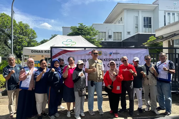 CFD Tegar Beriman Hidupkan Cibinong, Warga Nikmati Olahraga dan Ruang Publik Sehat. (Foto/Humas Kabupaten Bogor.)