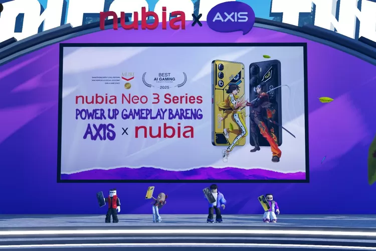 Kolaborasi AXIS dan nubia Tawarkan Pengalaman Gaming Cepat dengan Kuota Jumbo. (Foto/XLSMART.)