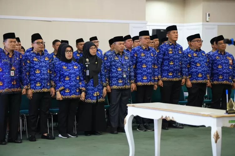 Korpri Kabupaten Bogor Kukuhkan Pengurus Baru, Arif Rahman Dorong Akselerasi Kinerja ASN. (Foto/Humas Kabupaten Bogor.)