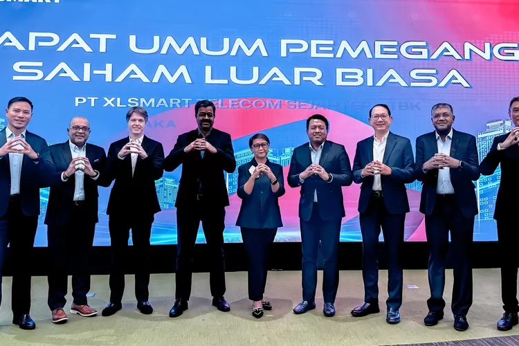 T XLSMART Telecom Sejahtera Tbk menyelenggarakan Rapat Umum Pemegang Saham Luar Biasa-RUPSLB (Rapat) 2025. (Foto/XLSMART.)